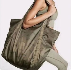 VS Pink Weekender Tote Bag Army Green